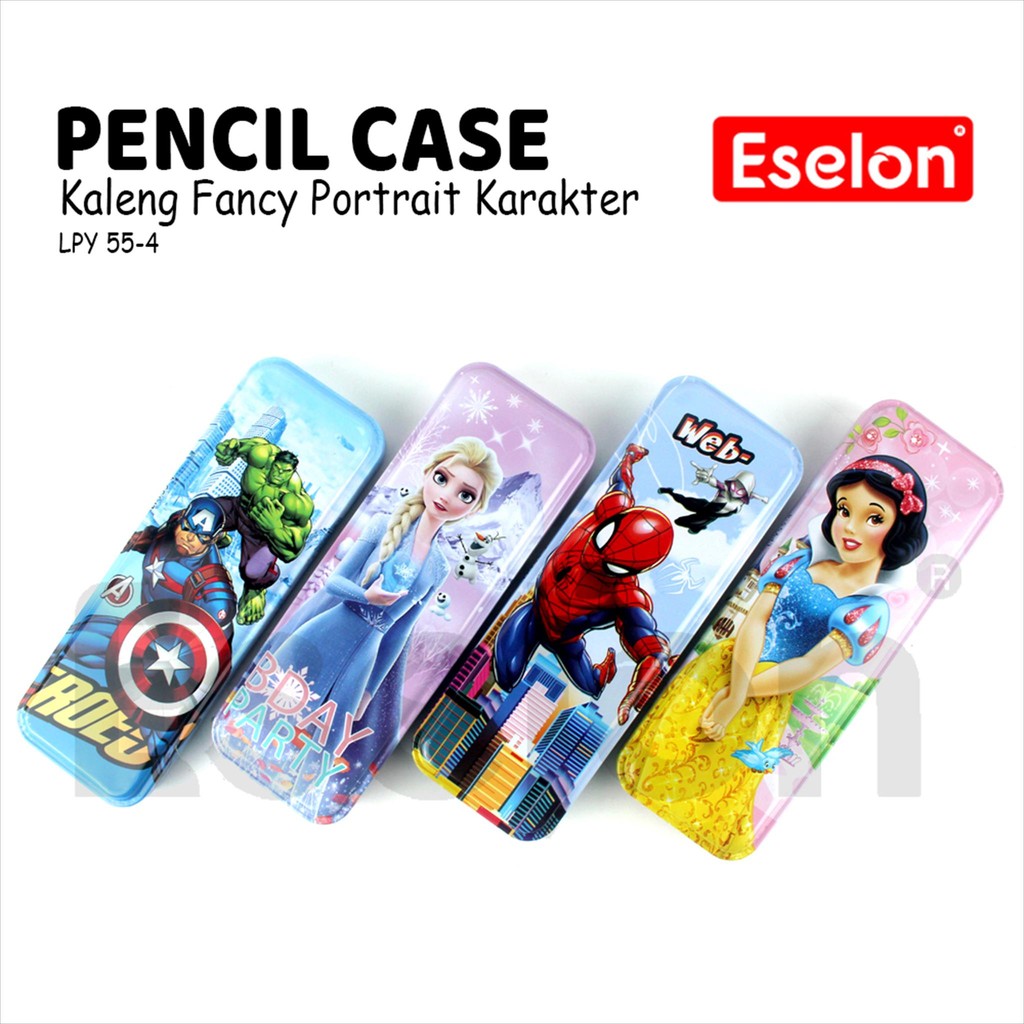 

Kotak Pensil Kaleng LPY-55 / Tempat Pensil Portrait Karakter