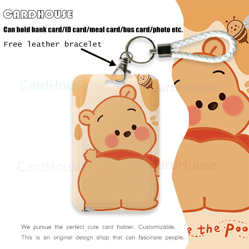 

( CardHouse ) ID CARD HOLDER Winnie the Pooh Kartun LT54 Tempat Kartu Photocard Photo Card