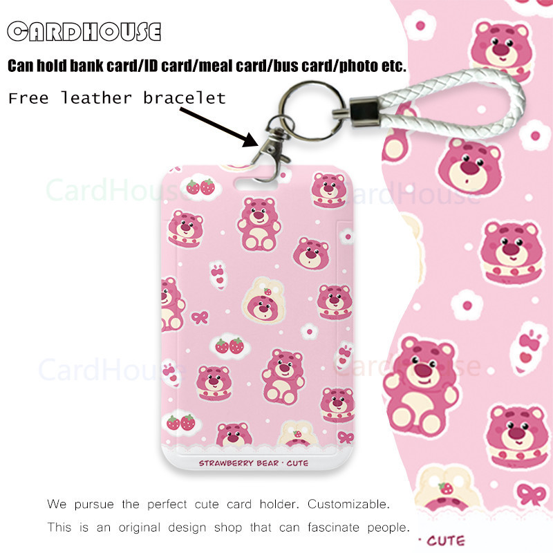 

( CardHouse ) ID CARD HOLDER Lotso Kartun LUCU LT10 Tempat Kartu Photocard Photo Card KARTUN