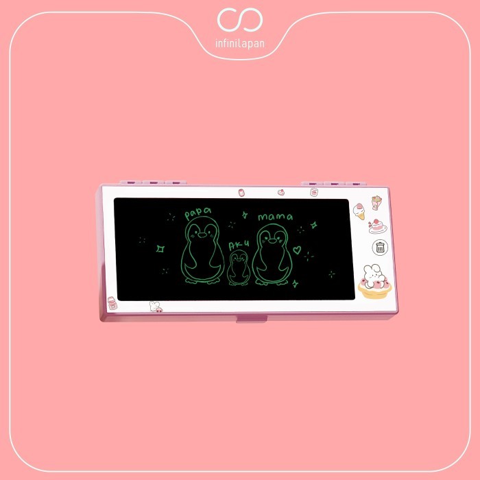 

[Terbaru] Kotak Imajinasi: Kotak Pensil dan Papan Coret Kreatif Anak+Stiker |Kotak Pensil Imajinasi dengan Digital Pad Edukasi Mainan Papan Gambar Anak | LCD Writing Board Drawing Kotak Pensil Imajinasi Anak Murah - Magic Case Pink