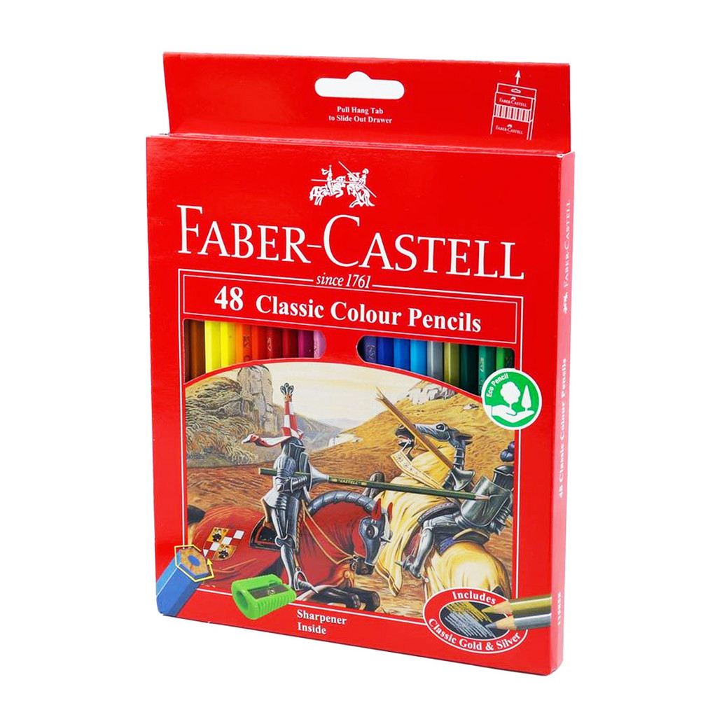 

Faber Castell Pensil Warna Classic 48 Warna Alat Gambar Melukis
