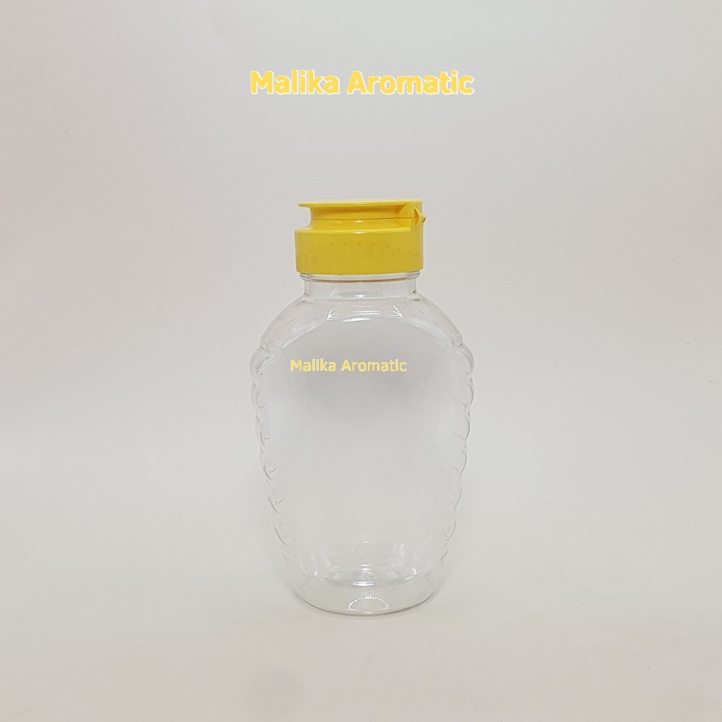 Botol Madu TJ Lengkung 220 ml Tutup Fliptop / Botol Madu 220ml / Botol Plastik Madu