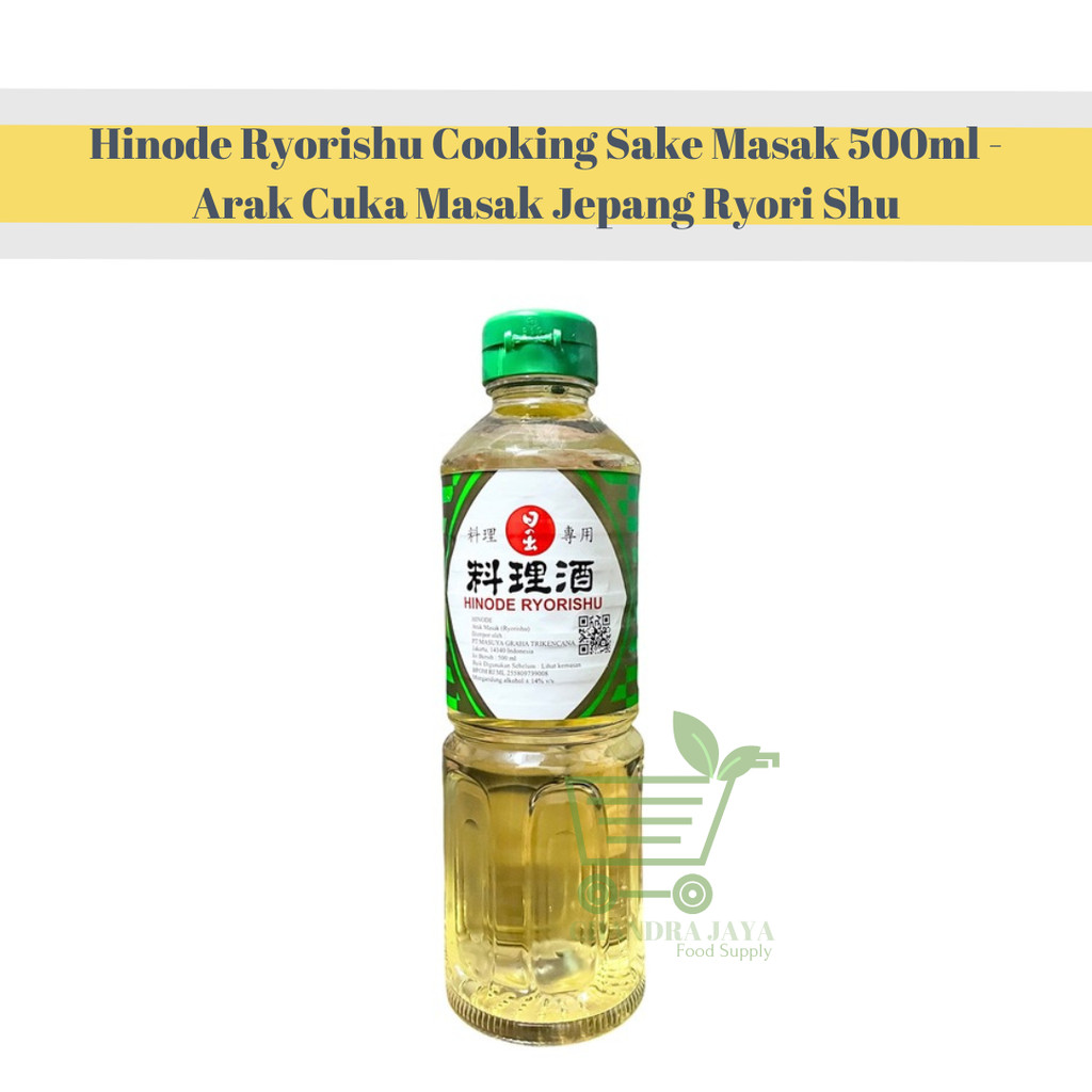 

Hinode Ryorishu Cooking Sake Masak 500ml - Arak Cuka Masak Jepang Ryori Shu