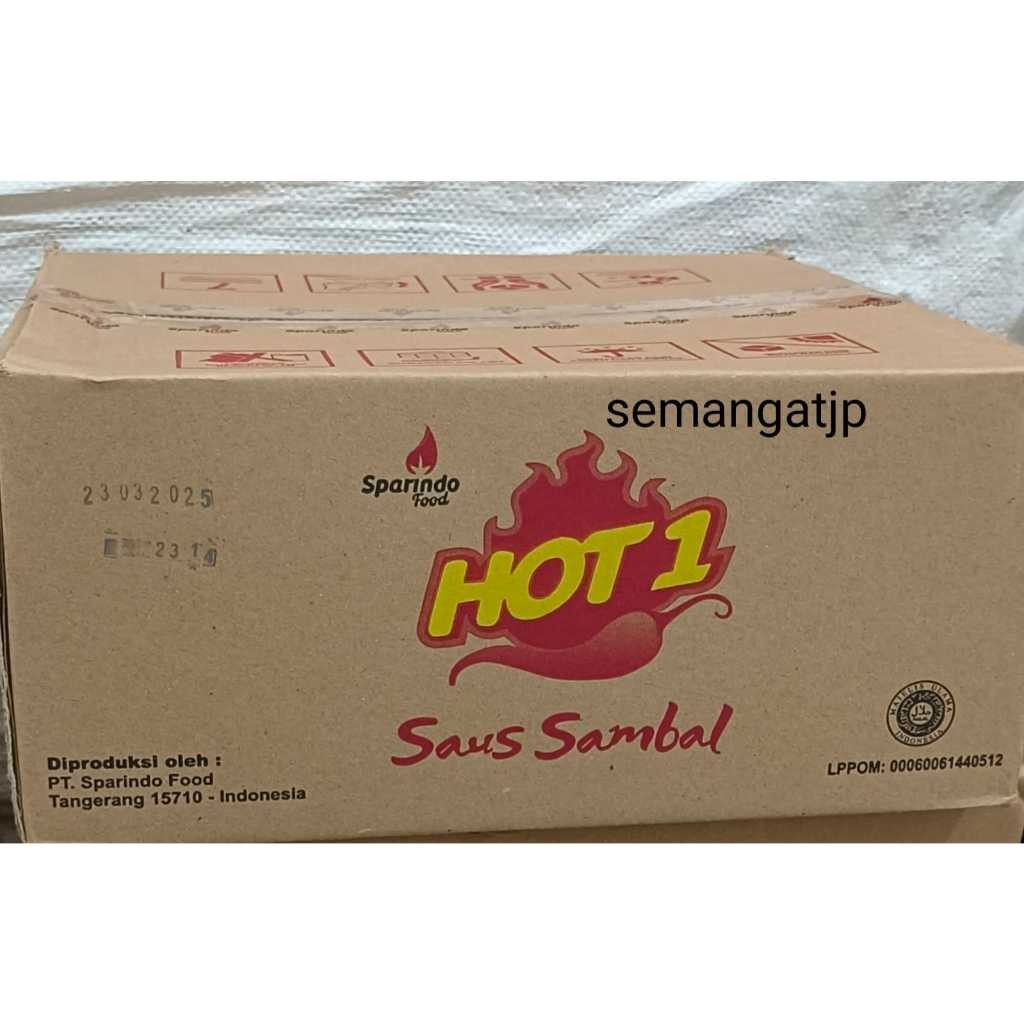 

Saos sambel HOT 1 perdus isi 20 pack @20sachet 9gram
