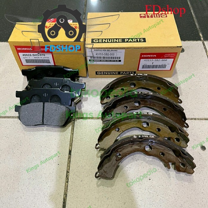 Kampas Rem Depan Belakang Honda Wonder Grand Civic