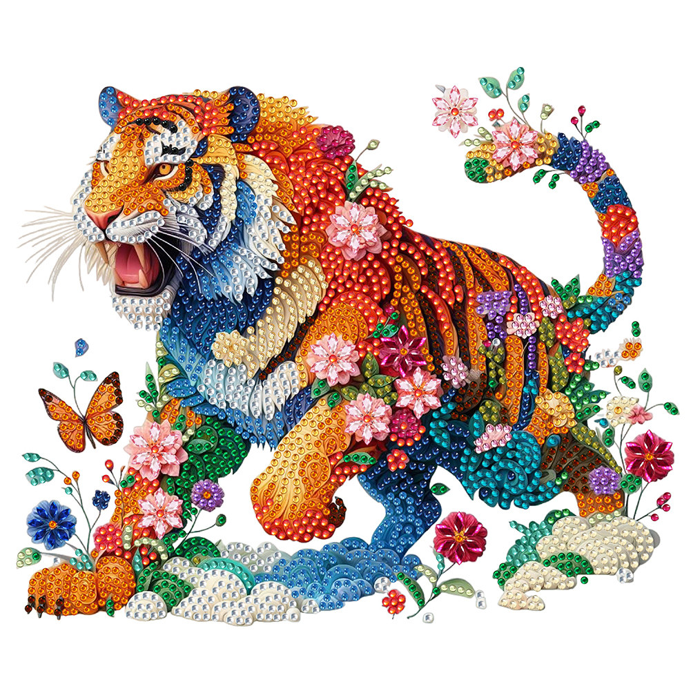 

5D DIY Partial Special Shaped Drill Diamond Painting Kit Animal Decor Art