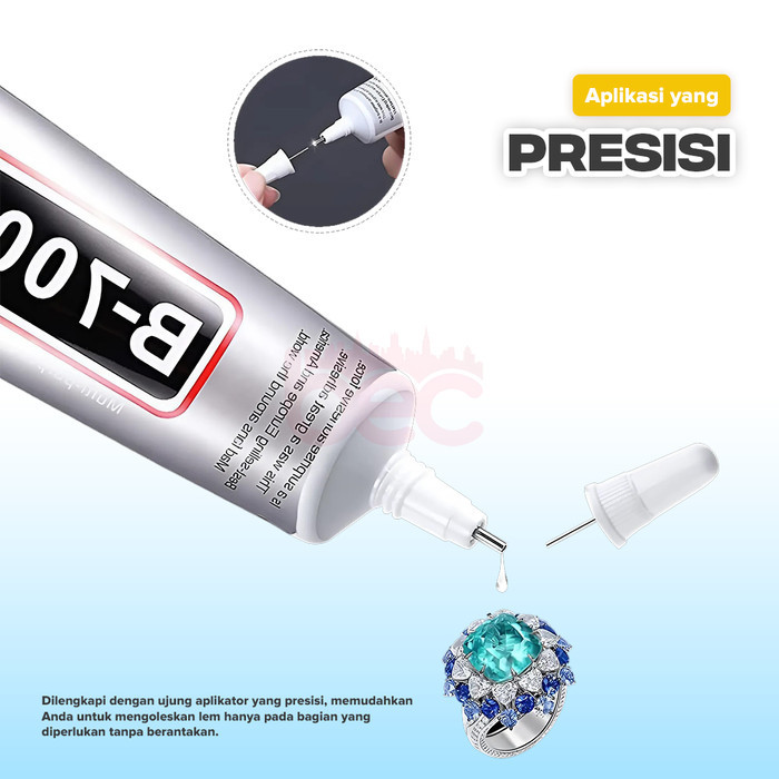 

[BEC] Lem T-7000 & B-7000 Lem Kuat Serbaguna | Lem LCD Touchcreen Power Glue Strong Adhesive 15 ML - Hitam (T-7000)