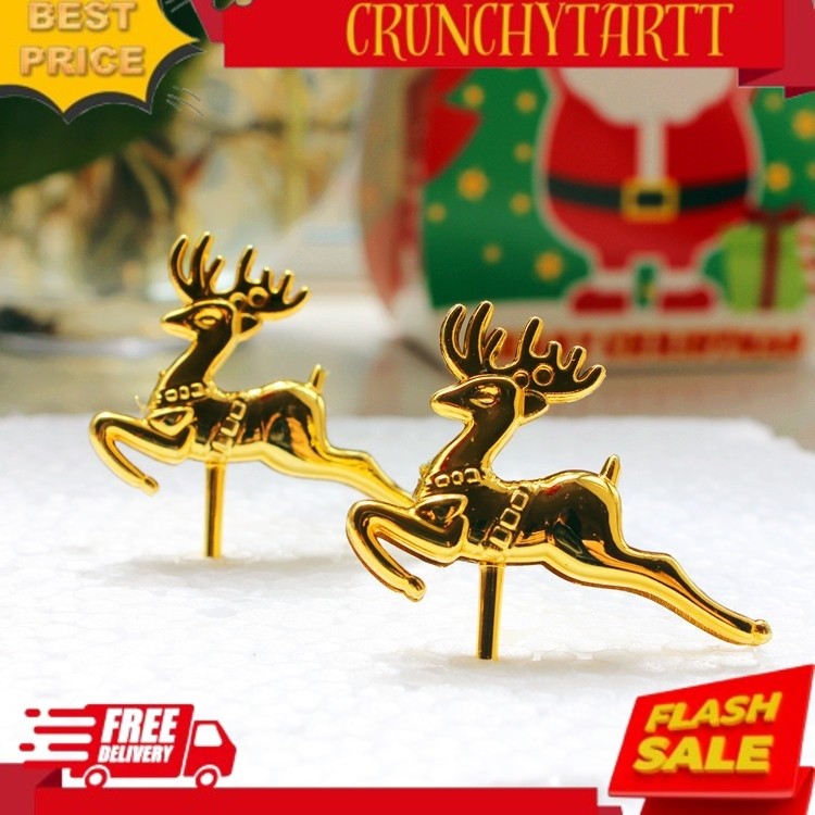 

NEW ARRIVAL TCRU topper cake rusa hiasan kue natal dekorasi ornamen aksesoris FURU