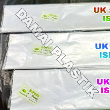P Plastik Kantong Besar Laundry PP Bening 40x60 50x75 60x100  Plastik Loundry Sayur Ikan Sampah Dll 