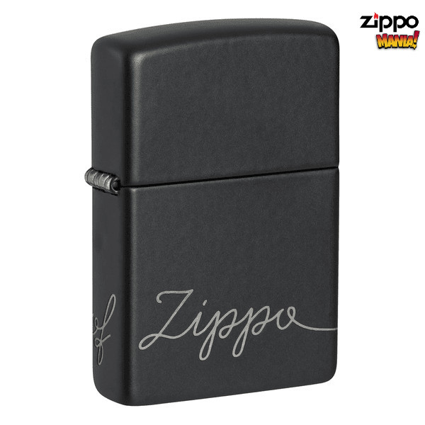 Zippo Zippo & Windproof Design 48979 Black Matte 360 - Zippo Lighter Original