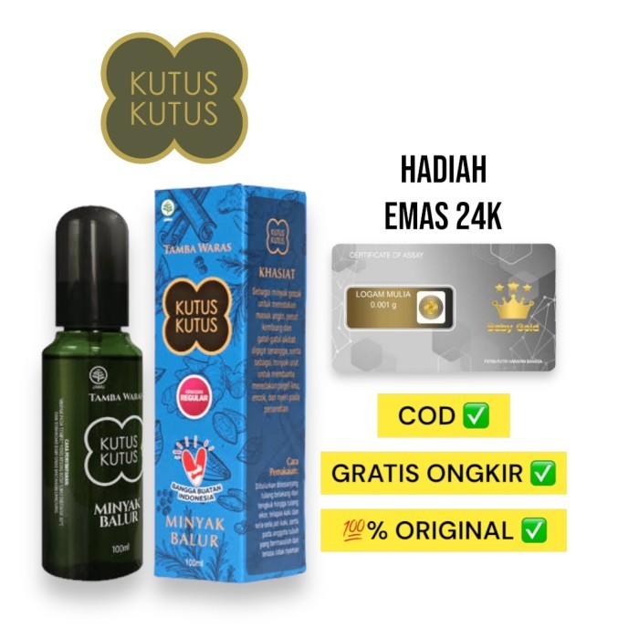 TERLARIS minyak pijat kutus 2 minyak herbal 100 ml Tbk