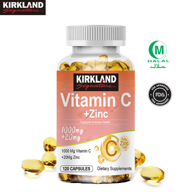 Vitamin C With Zinc Capsules 1000mg Vitamin C With 20mg Zinc Capsule Immune Support, Energy Producti