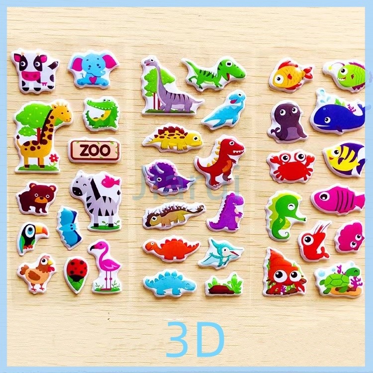 

Jiarui STIKER 3D ANAK / Stiker timbul 3D/Stiker mainan anak 3D