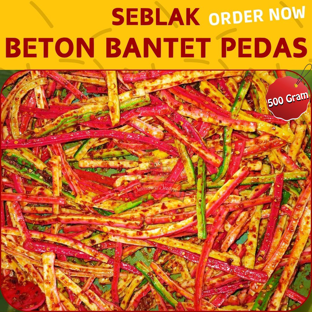 

Seblak Beton Bantet Pedas Daun Jeruk isi 500 gram