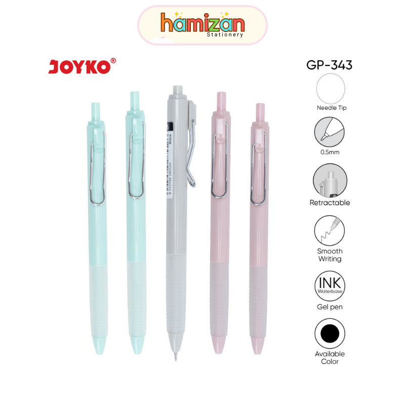

( 1pcs ) Pulpen Pasuteru / Bolpen / Pen Gel Joyko Pasuteru GP-343 Gp 343 harga 1 pcs / Gel Pen Pulpen Pena Joyko GP-343 Pasuteru Gel 0.5 mm Murah Berkualitas
