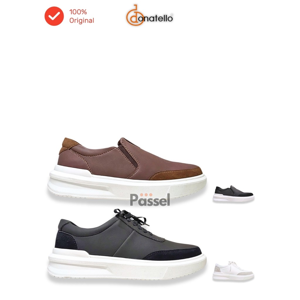 Donatello Sz. 39-43 Sepatu Sneakers Pria Slip On  | YT70041 / YT70042