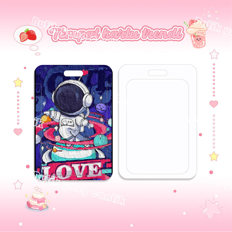 

ID Card Holder, Tempat Kartu Merah Astronot Stylish, Cocok untuk Kantor/Sekolah, Kartu Pelajar/Kartu Transportasi, Kartu Akses, KTP, Flazz, Kartu Kredit Elektronik dan Uang Elektronik.