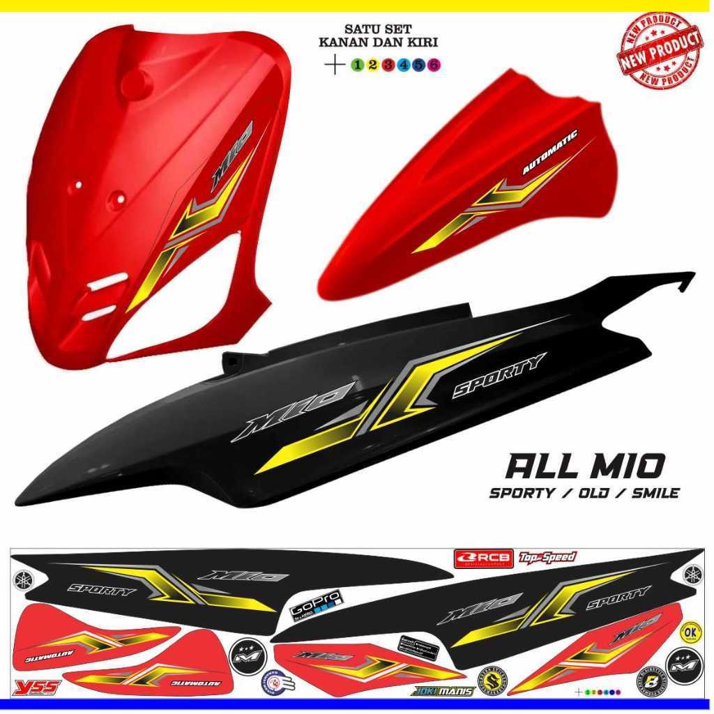 POLET MOTOR STIKER STRIPING YAMAHA MIO OLD STIKER CUSTOM RACING SPORTY SMILE