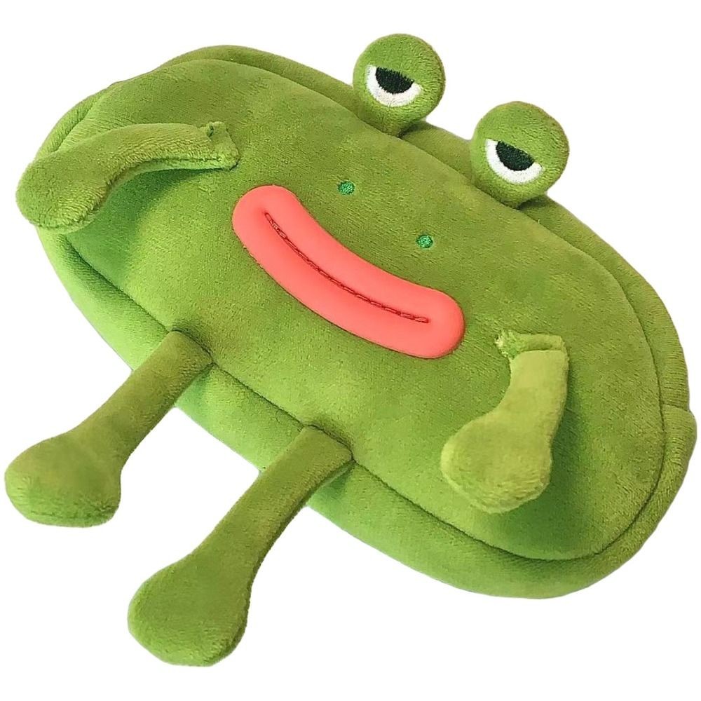 

Desktop Organizer Big Mouth Frog Pen Bag Large Capacity Cosmetic Pouch Stationery Pouch Pencil Holder Zipper Pencil Cases