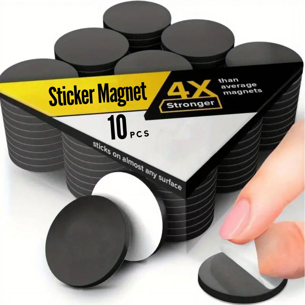 

Sticker Kertas Magnet Bulat Multifungsi 10pcs JC-3M