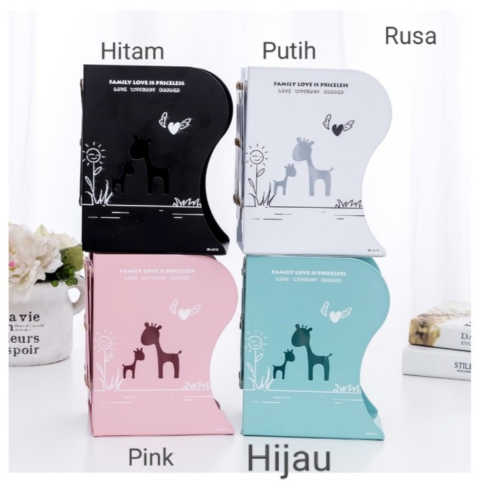 

⭐BISA COD⭐ Sandaran Buku Book End | Book Holder | Pembatas Buku Rusa