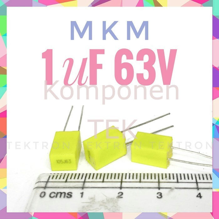 MKM 1uF 63V , 105 metalized polyester