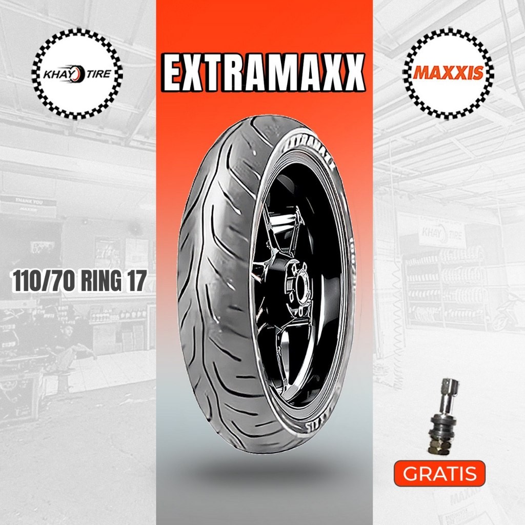 Ban Motor SPORT - SUPRA GTR - SUPERMOTO MAXXIS EXTRAMAXX 110/70 Ring 17 Tubeless