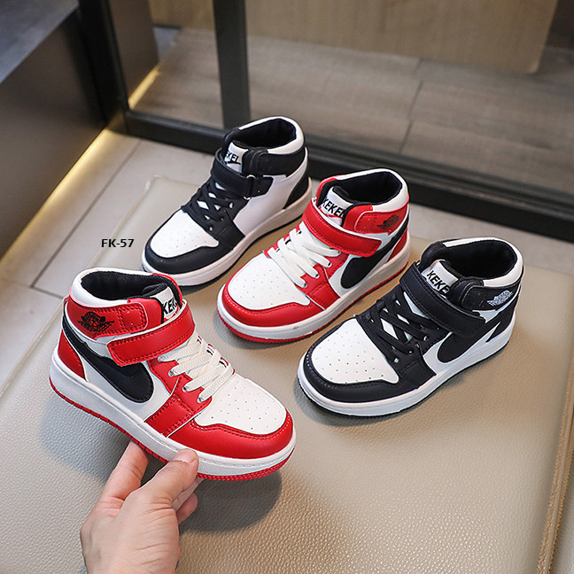 Sepatu Boot Pantofel Anak Perempuan Cewek Tali Slip On Fashion Korean Style Praktis Umur TK SD SMP