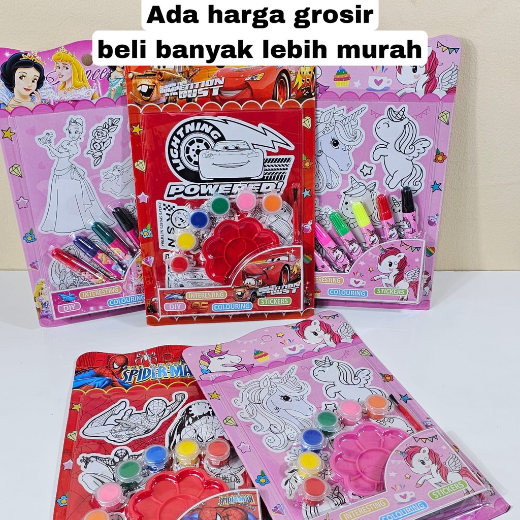 

SOS Coloring Set 8009 Blister/Fancy Set/Set Mewarnai/Paket Mewarnai/Stationery Set