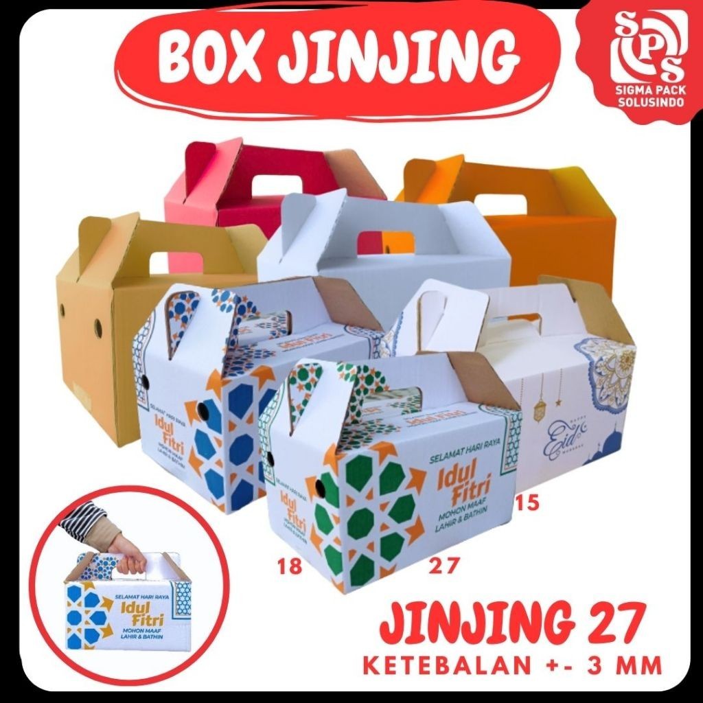 

Box Parcel Jinjing 27x18x15 Kardus Packing/Parcel Lebaran/Dus Bingkisan Lebaran/idul Fitri/Kardus Paket sembako/hampers/eid mubarak/oleh oleh/Polos/Motif MEDIAPACK