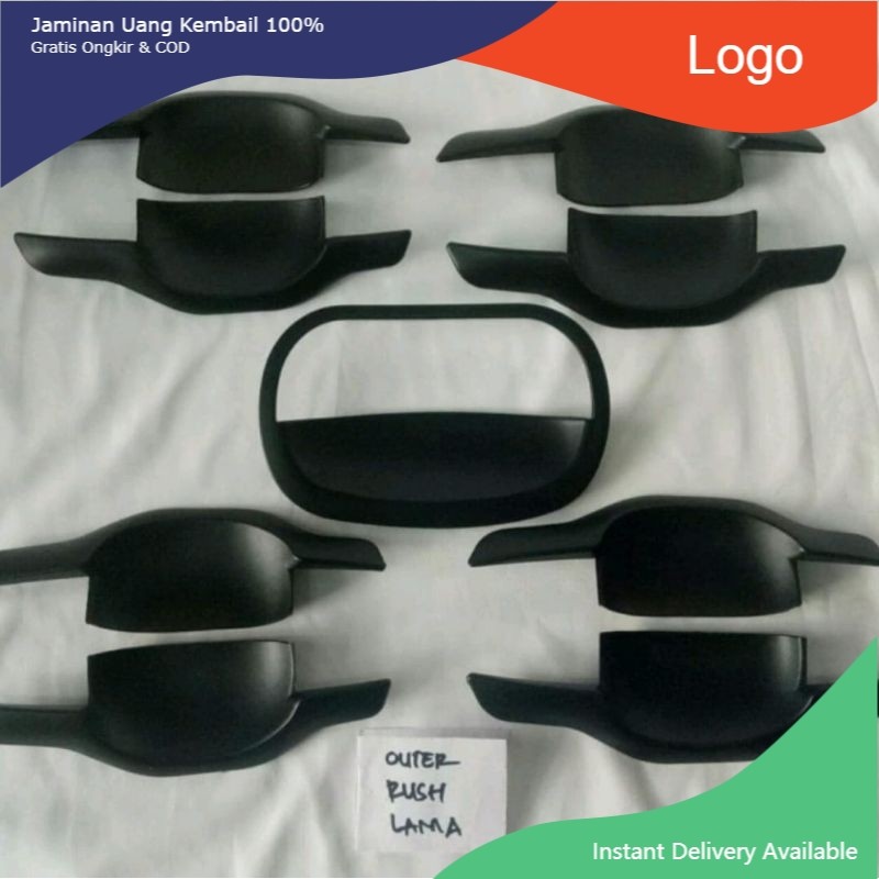 Outer/mangkok handle hitam Rush/Terios lama 2007 - 2017. Tasya_Variasi_Mobil