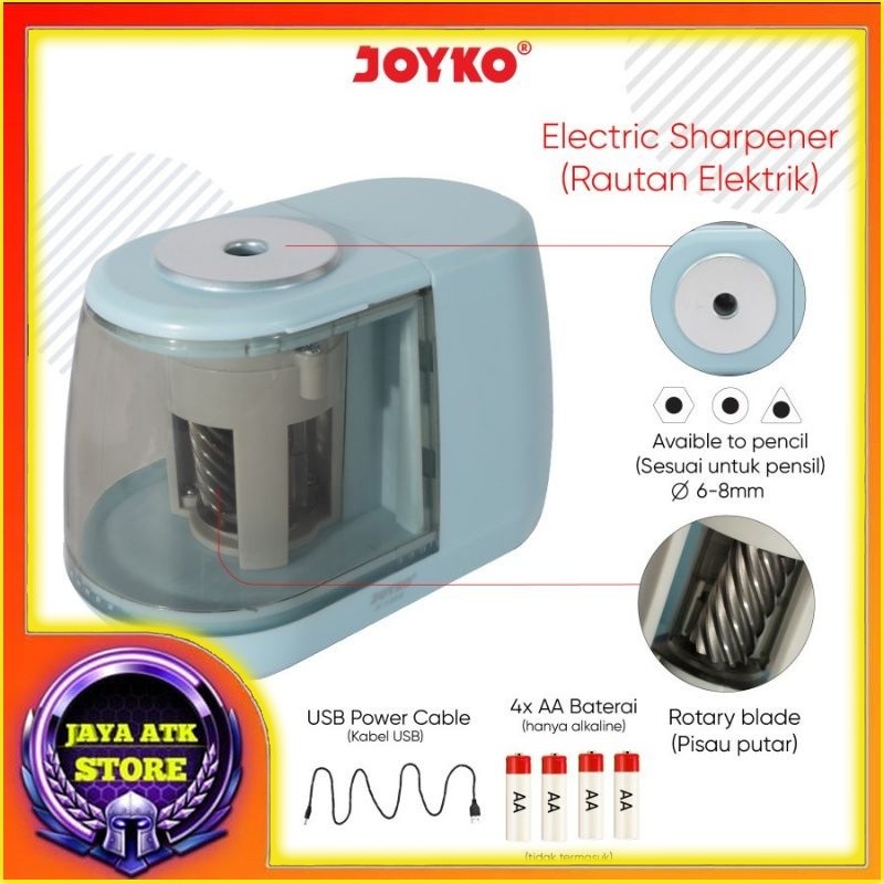 

Rautan Elektrik A 159-E Elektric Sharpener Orotan Pensil Serutan