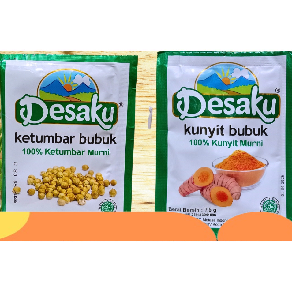 

[PROMO] Desaku KUNYIT DAN KETUMBAR bubuk 1 renceng