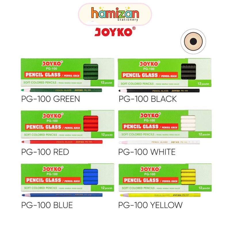

( 1 pcs ) Pencil Glass PG 100 / Pensil Kaca / Pencil penanda kain Joyko PG-100 / Standard / Pencil Glass Pensil Kaca Warna Joyko PG-100 Murah Berkualitas