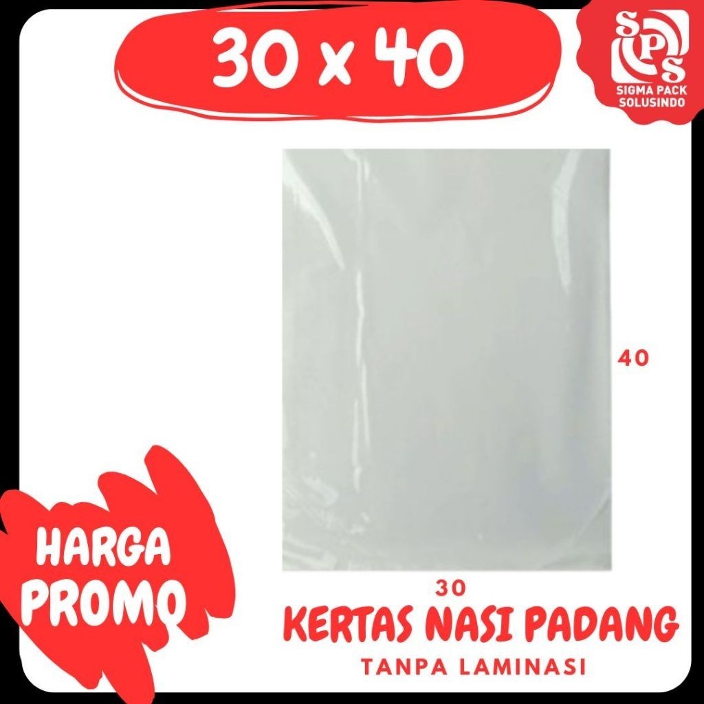 

Kertas Bungkus Nasi Padang 30x40 Tanpa Laminasi MEDIAKIT IDN
