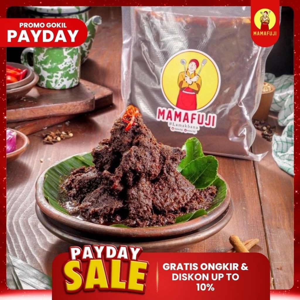 

Mamafuji - Rendang Padang Asli 700gr (Ukuran Besar)