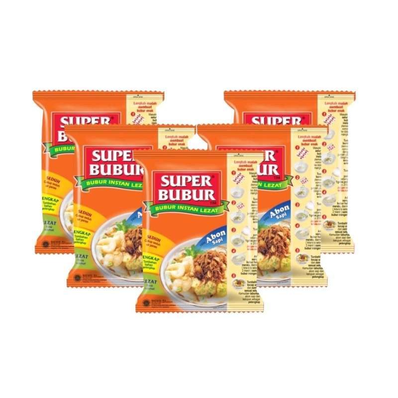 

Super Bubur Abon Sapi Instan 49gr x 5pcs