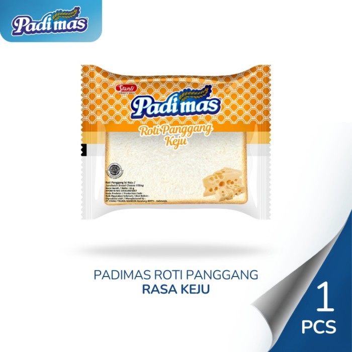 

New Item PADIMAS ROTI PANGGANG KEJU 65G