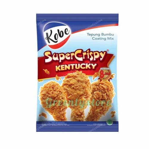 

NEW ITEM KOBE TEPUNG BUMBU SUPER CRISPY KENTUCKY 210G BAHAN MASAK