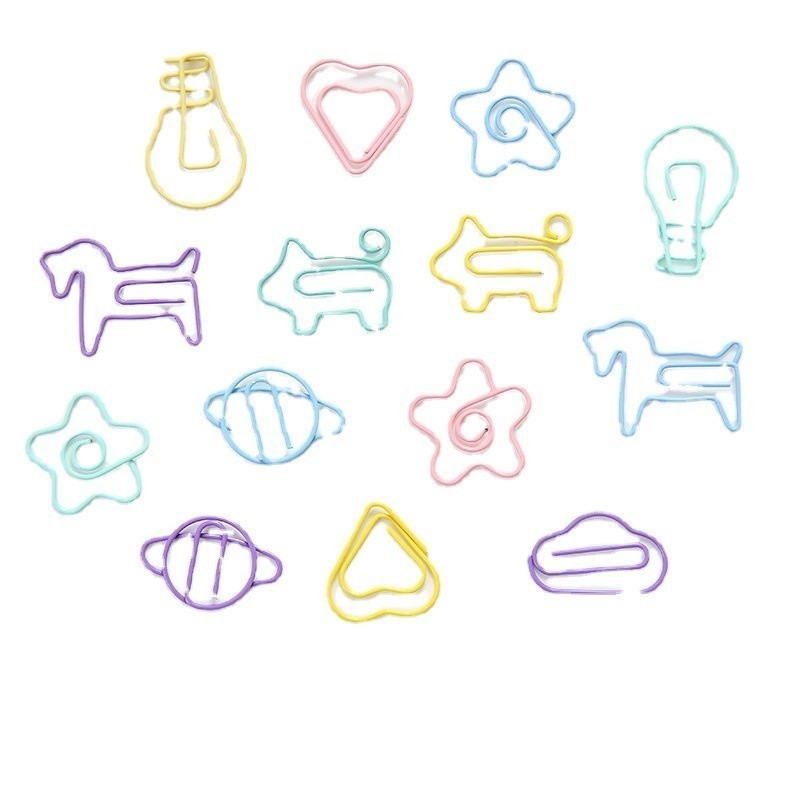 

Penjepit Klip Kertas Paper Clip Push Pin Set 10pcs Free Pouch 979