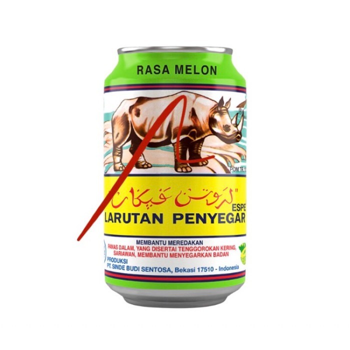 

NEW ITEM MINUMAN LARUTAN PENYEGAR CAP BADAK MELON 320ML