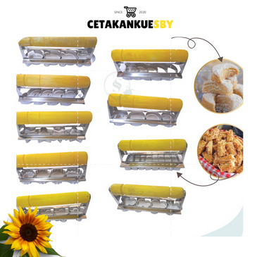 (CKS) COD✨ Bangket Cetakan Kue Kering/Cetakan Kastengel/ Cetakan Putri Salju/ Kue Kacang Persegi Pan