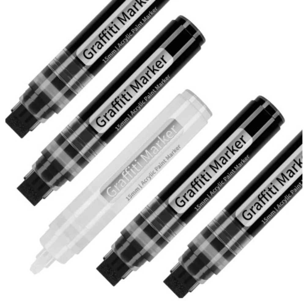 

Marker 15mm Wide Tip Large Acrylic Paint Pens for Drawing DIY