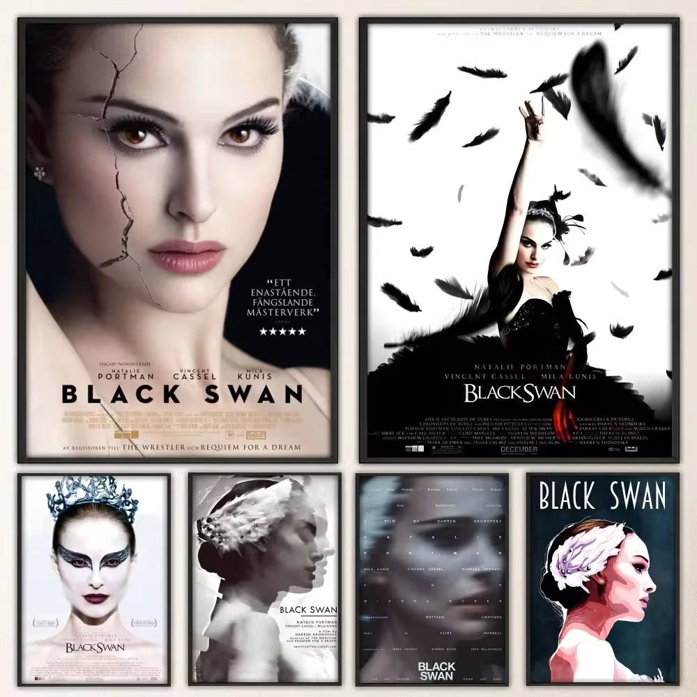 

Film Black Swan Nha Poster Vintage Poster Prints Art Home Canvas Painting Bathroom Kitchen Bar Accessories Wall Sticker