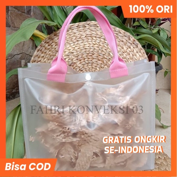 

Tas Hampers Murah Mika/PVC Doff Tebal Besar Dan Sedang Mika O,25A Doff