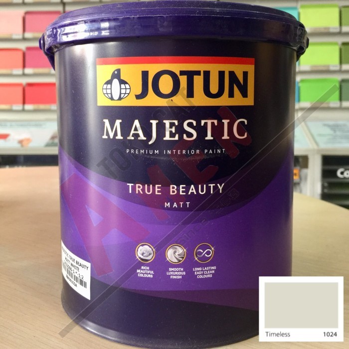 JOTUN MAJESTIC TRUE BEAUTY MATT 2.5LT - TIMELESS / CAT TEMBOK INTERIOR