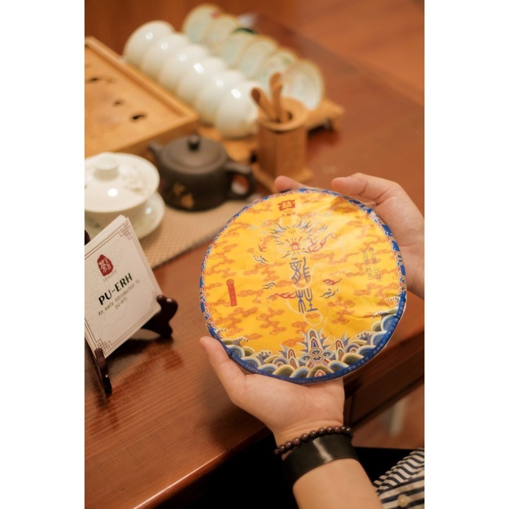 

(HIGH GRADE) Pu Erh Da Yi Dragon Pillar - Teh Matang Pu Er357 Gr