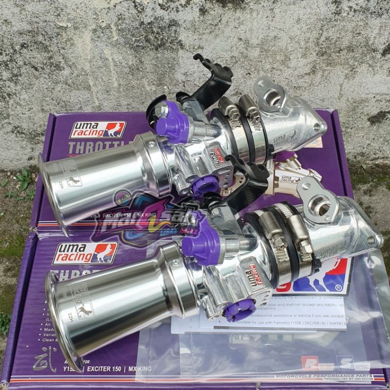READY Throttle Body UMA RACING TB 32 34 36 38 40 42 MX KING Y125ZR Plus Velocity TB Velocity