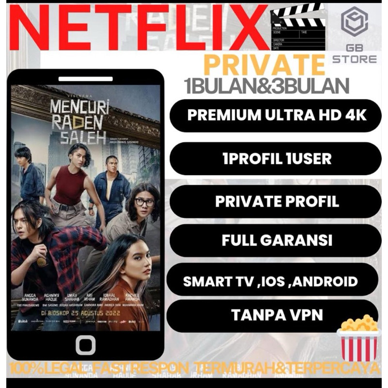 Netflix Termurah Tanpa VPN Full Garansi Legal