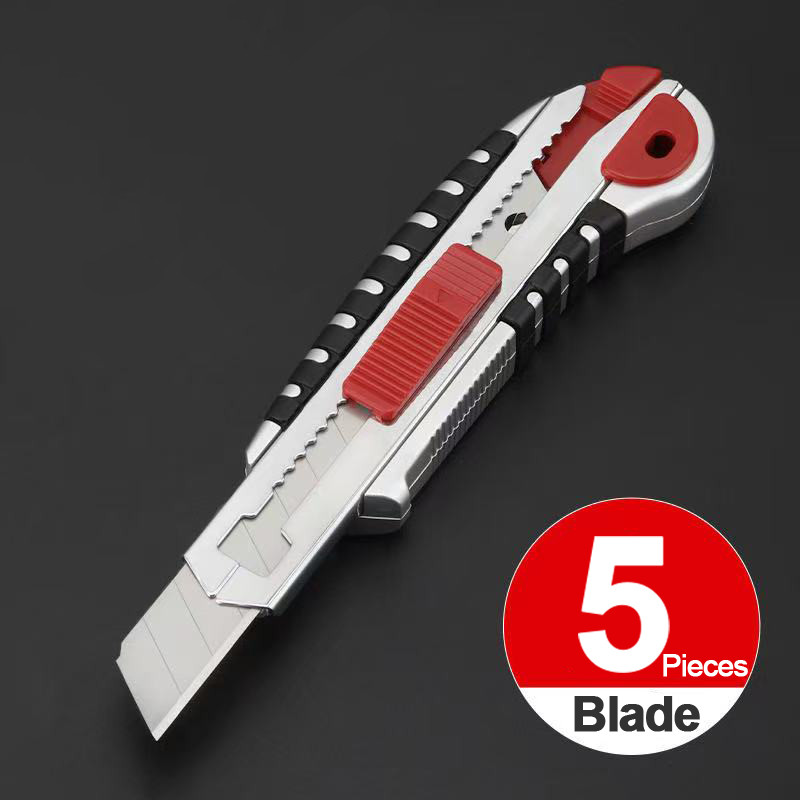 

5-Series Art Knife 18mm Heavy duty Adhesive Knife Large Five Series Wallpaper Knife Paper Cutting Knife